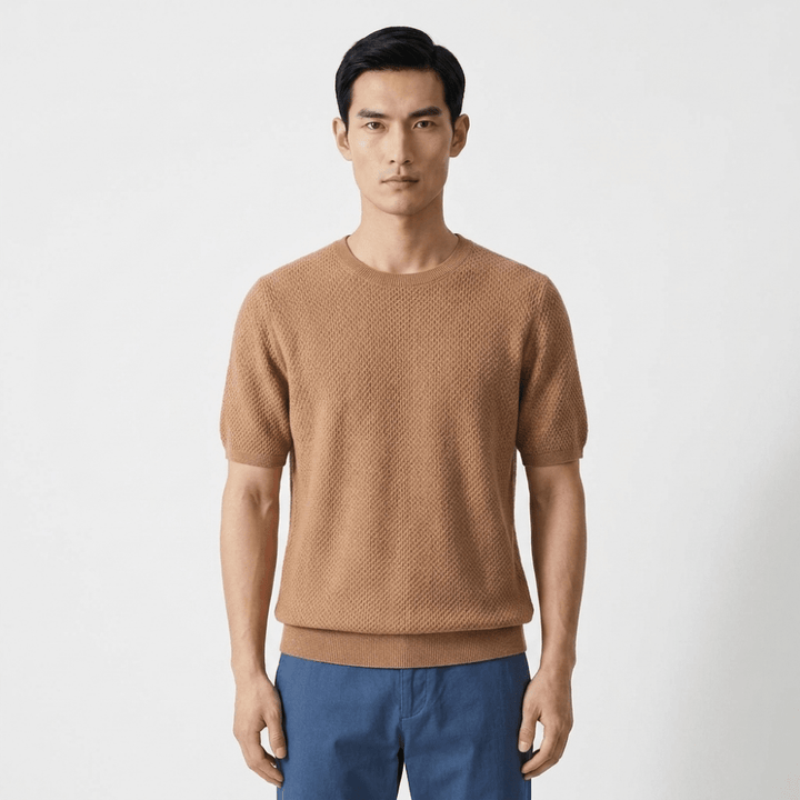 Crestwood - Wool Textured Knit Tee - Hilltop Nord