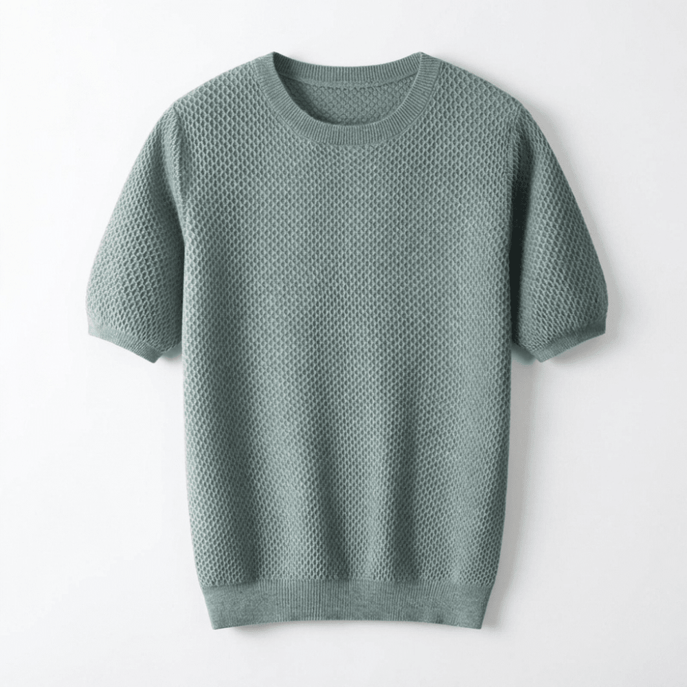 Crestwood - Wool Textured Knit Tee - Hilltop Nord