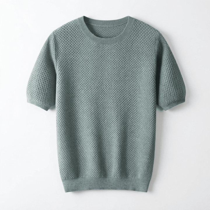 Crestwood - Wool Textured Knit Tee - Hilltop Nord