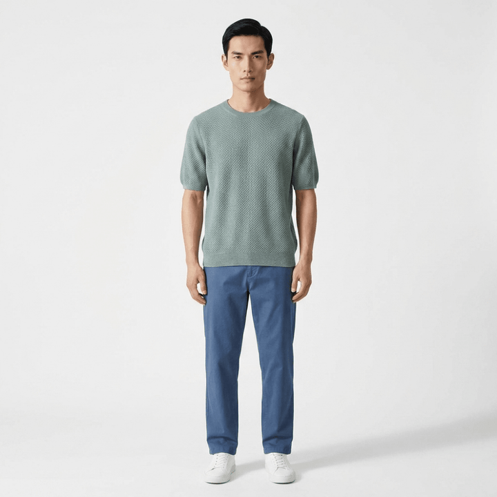 Crestwood - Wool Textured Knit Tee - Hilltop Nord