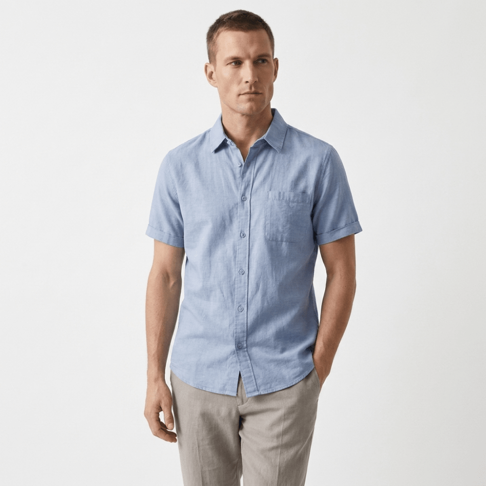 Coastline - Linen Short Sleeve - Hilltop Nord