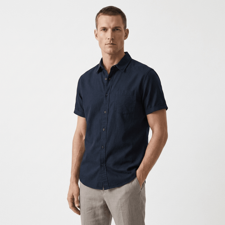 Coastline - Linen Short Sleeve - Hilltop Nord