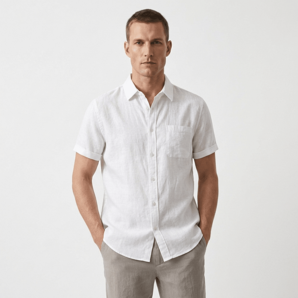 Coastline - Linen Short Sleeve - Hilltop Nord