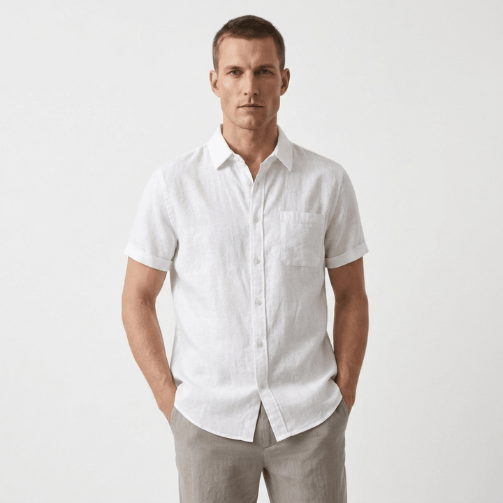 Coastline - Linen Short Sleeve - Hilltop Nord