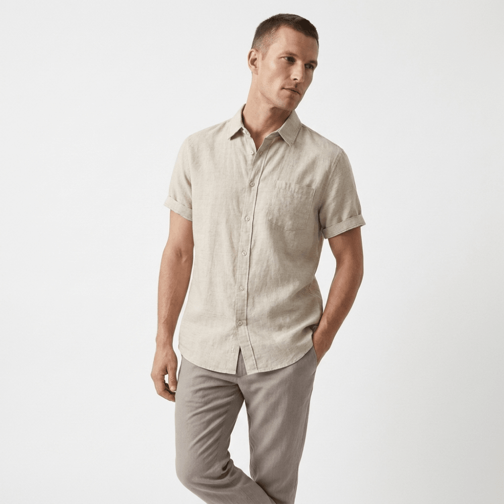 Coastline - Linen Short Sleeve - Hilltop Nord