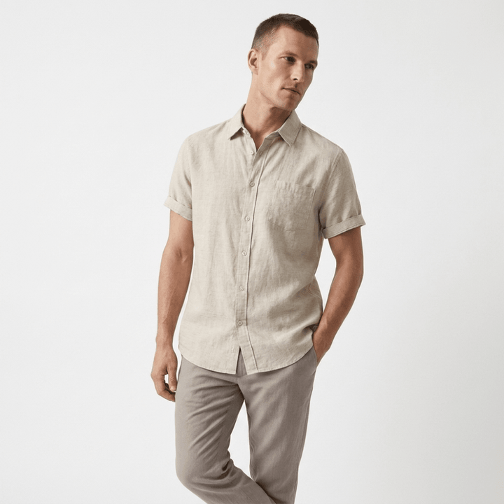 Coastline - Linen Short Sleeve - Hilltop Nord