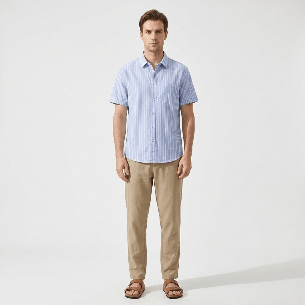 Seaway - Cotton Stripe Shirt - Hilltop Nord