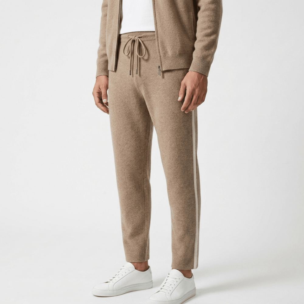 Ravine – Cashmere Wool Joggers - Hilltop Nord