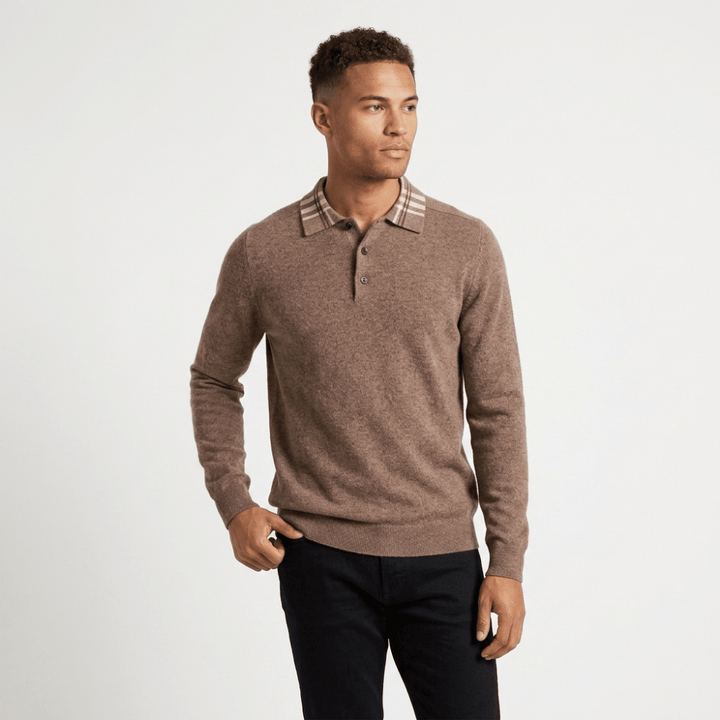 Barron – Wool Polo Sweater - Hilltop Nord