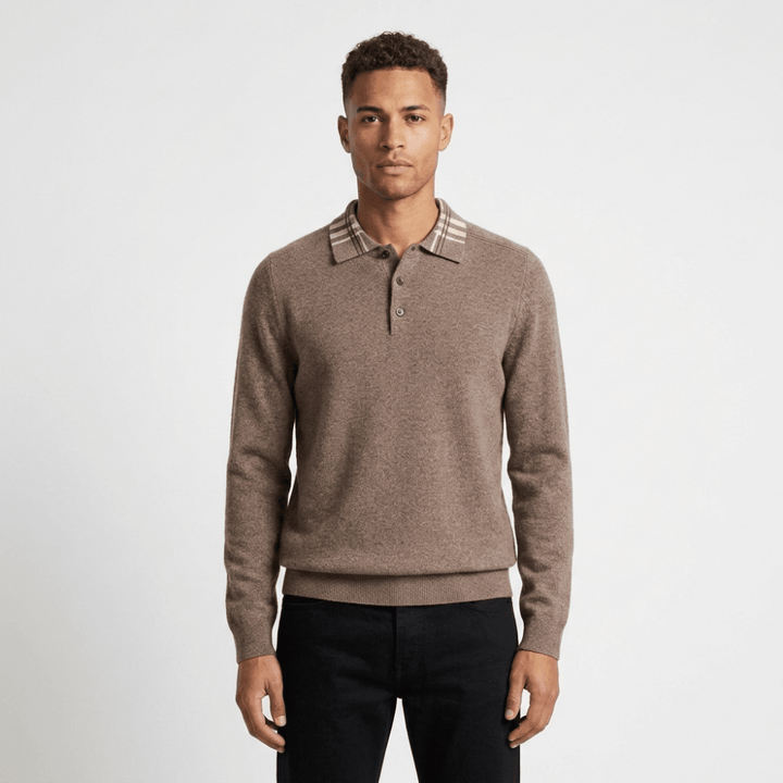 Barron – Wool Polo Sweater - Hilltop Nord