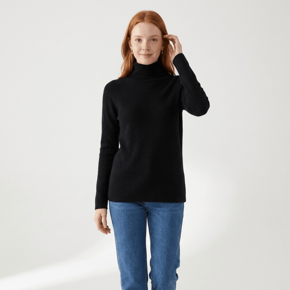 Bloom – Cashmere Turtleneck Sweater - Hilltop Nord