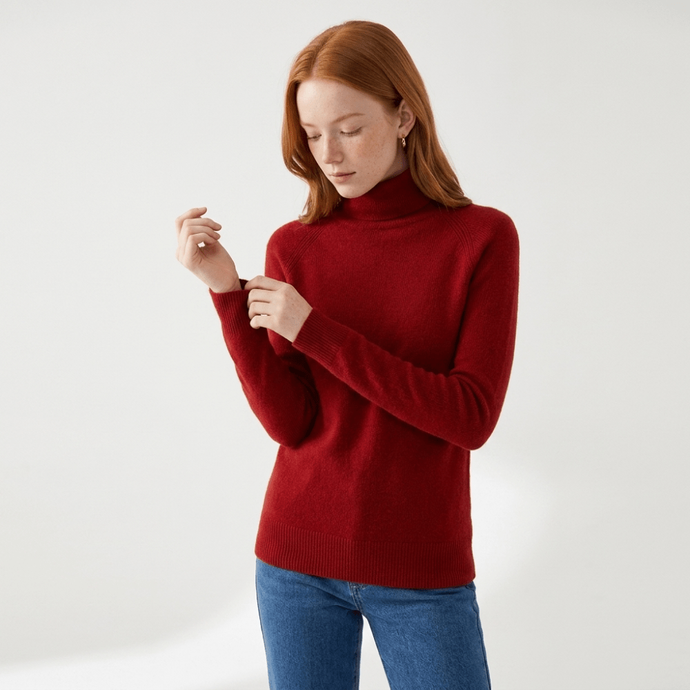 Bloom – Cashmere Turtleneck Sweater - Hilltop Nord