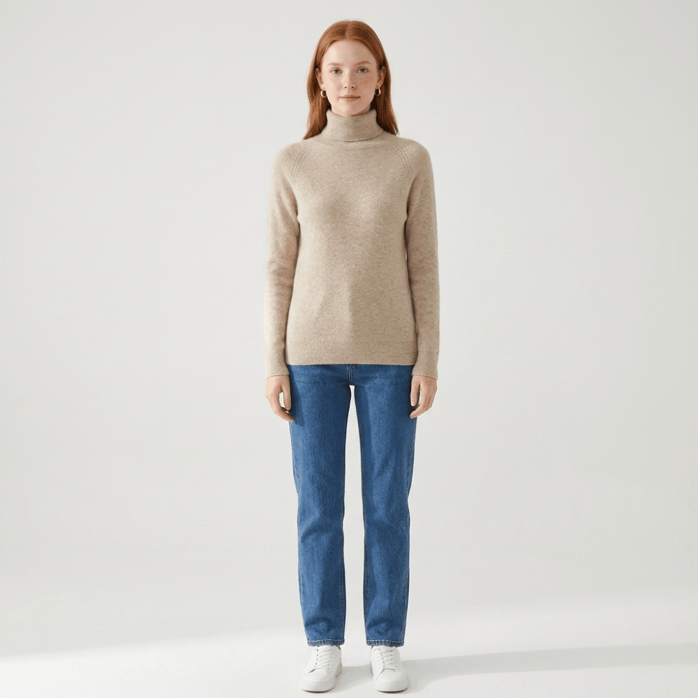 Bloom – Cashmere Turtleneck Sweater - Hilltop Nord