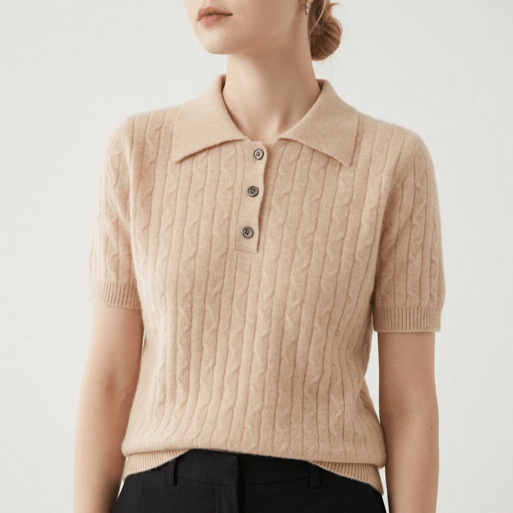 Solstice – Cashmere Wool Polo - Hilltop Nord