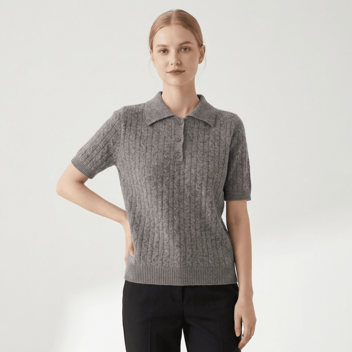 Solstice – Cashmere Wool Polo - Hilltop Nord
