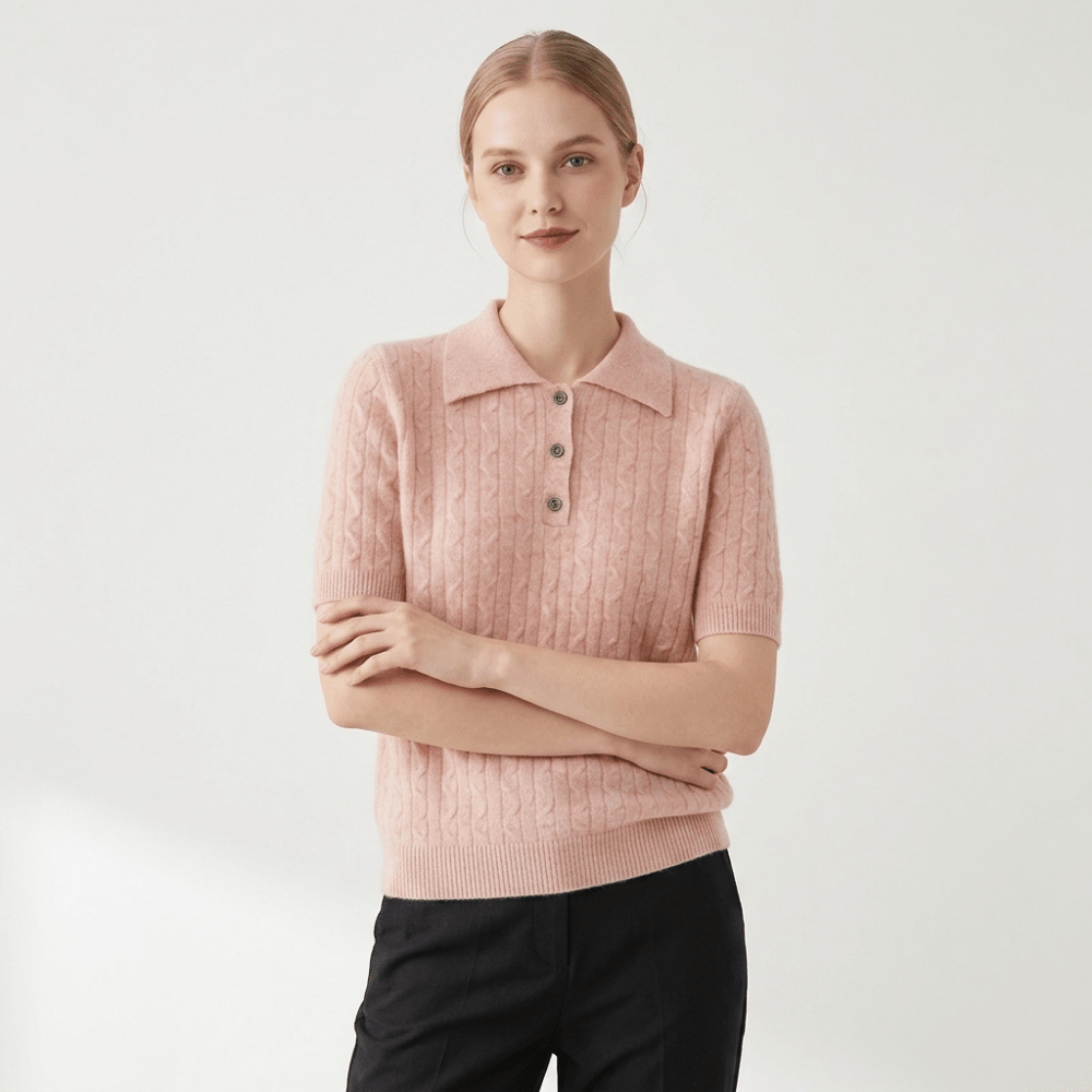Solstice – Cashmere Wool Polo - Hilltop Nord