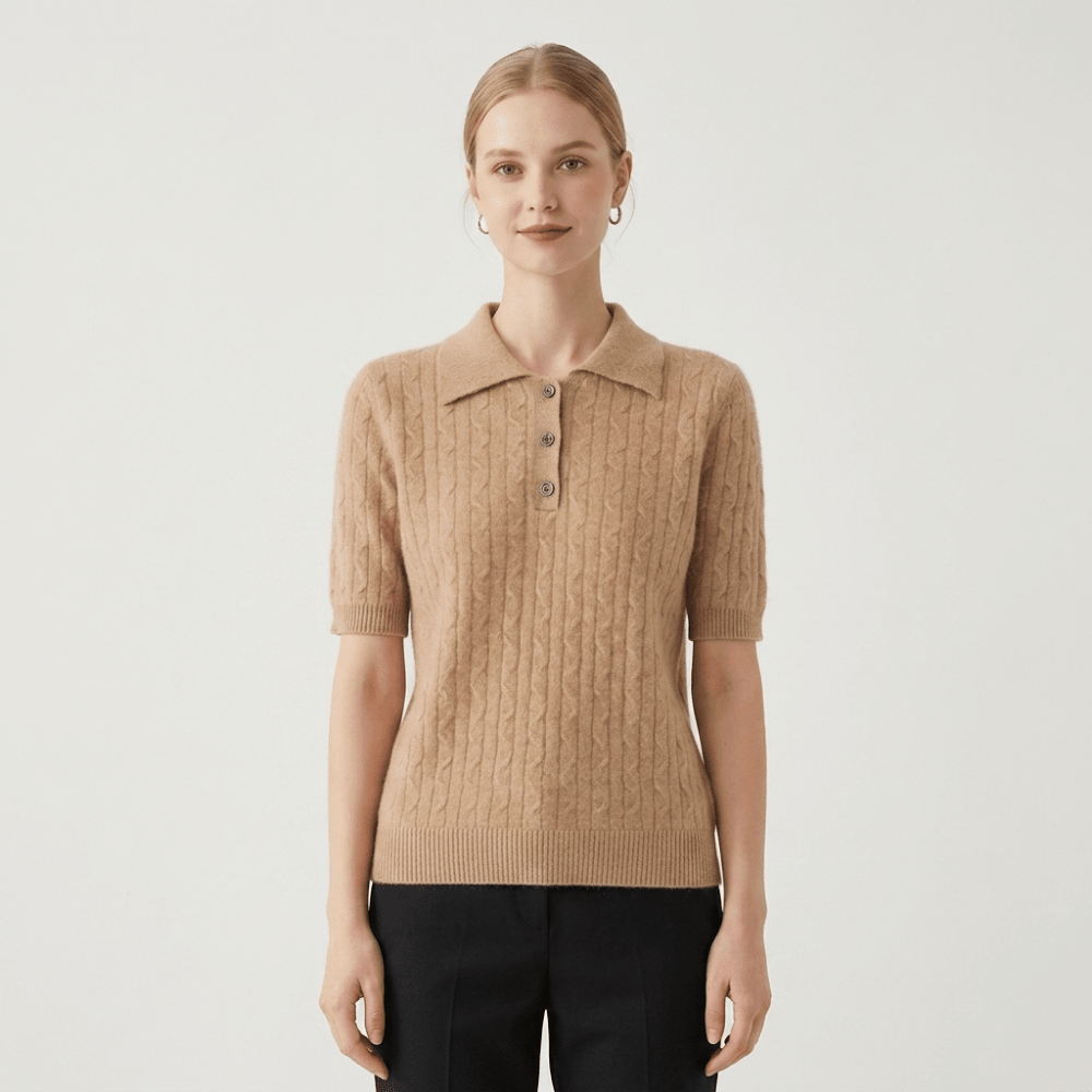 Solstice – Cashmere Wool Polo - Hilltop Nord