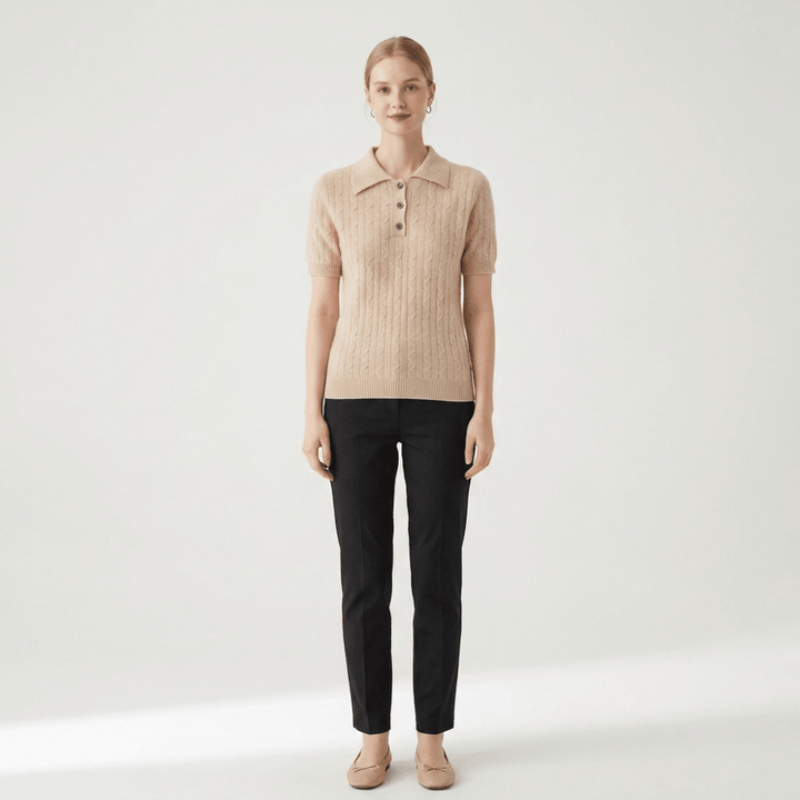 Solstice – Cashmere Wool Polo - Hilltop Nord