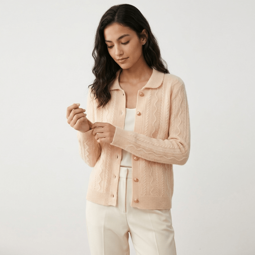 Wavecrest – Cashmere Wool Cardigan - Hilltop Nord