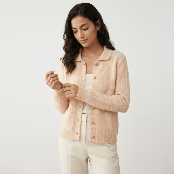 Wavecrest – Cashmere Wool Cardigan - Hilltop Nord
