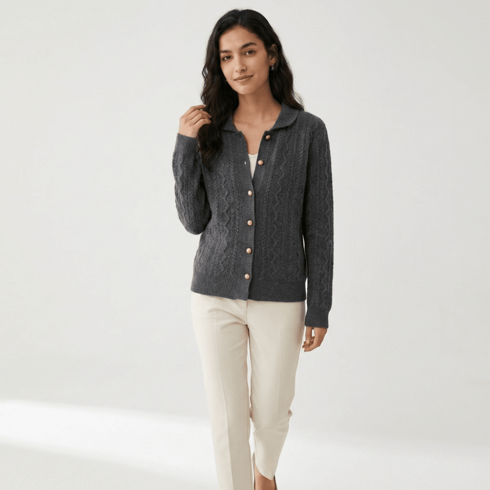 Wavecrest – Cashmere Wool Cardigan - Hilltop Nord