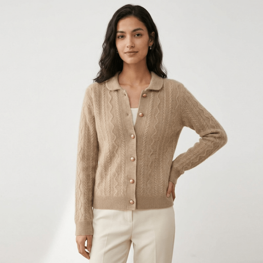 Wavecrest – Cashmere Wool Cardigan - Hilltop Nord