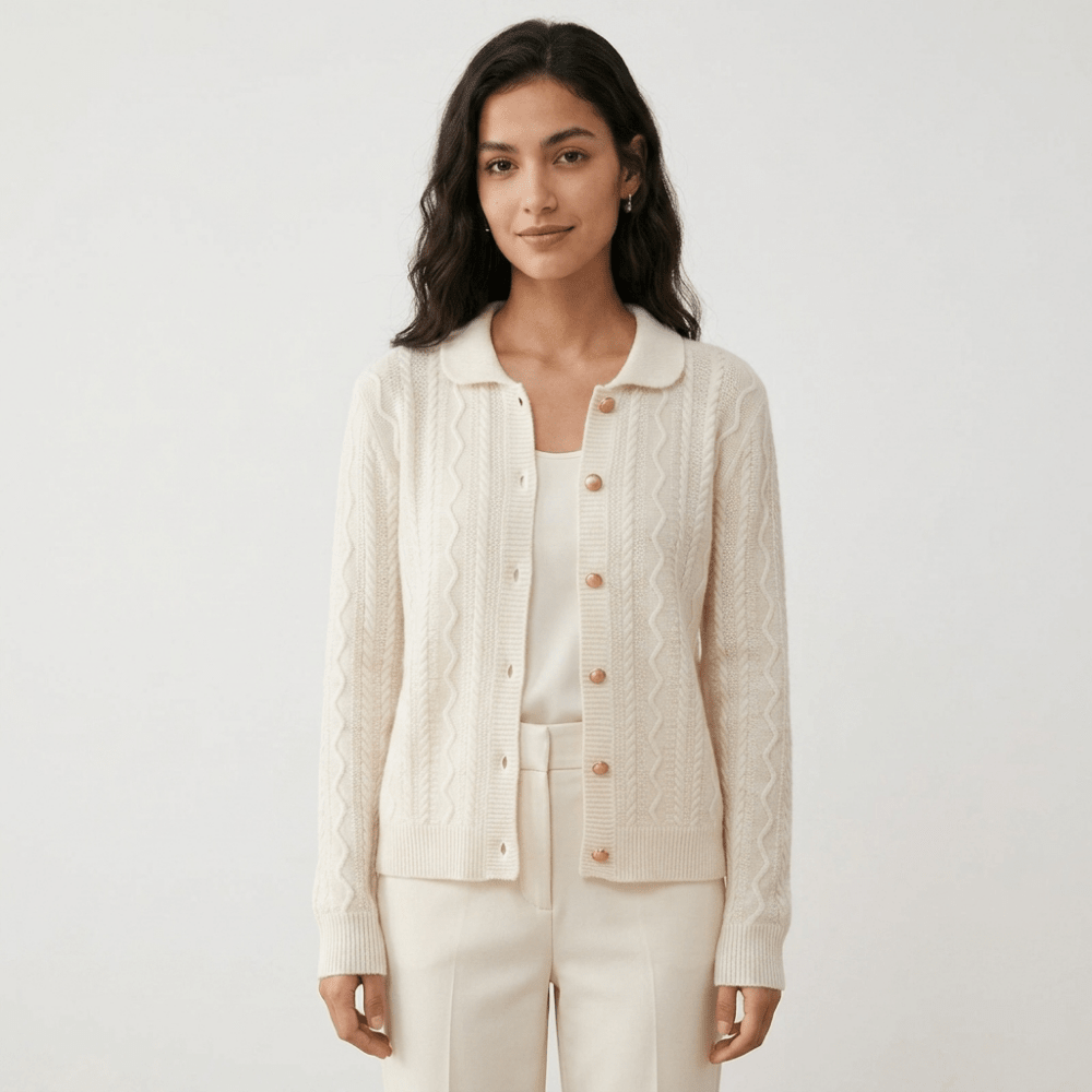 Wavecrest – Cashmere Wool Cardigan - Hilltop Nord