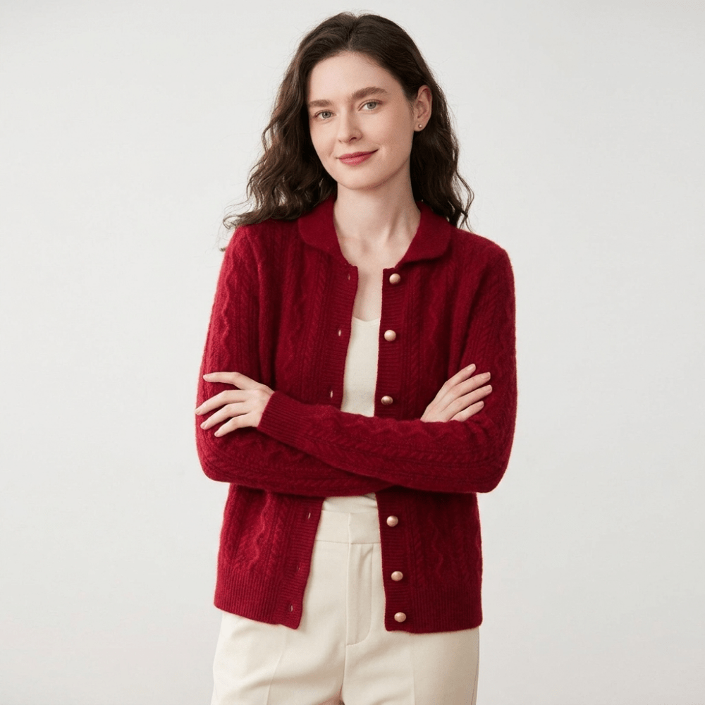 Wavecrest – Cashmere Wool Cardigan - Hilltop Nord
