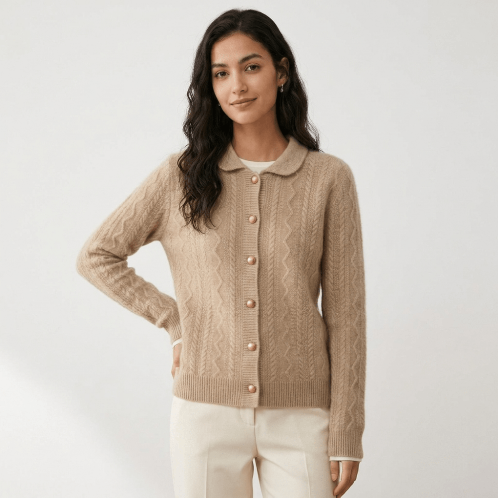Wavecrest – Cashmere Wool Cardigan - Hilltop Nord