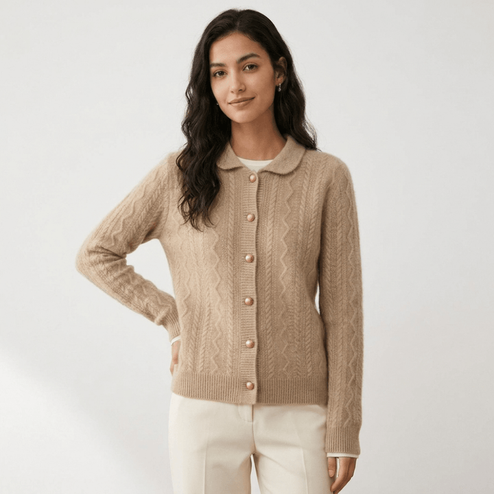 Wavecrest – Cashmere Wool Cardigan - Hilltop Nord