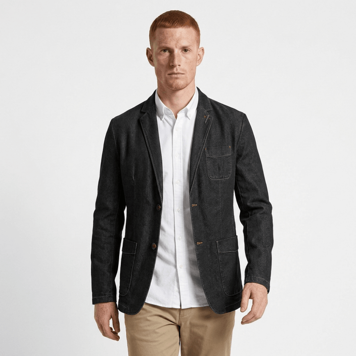 Crestward – Cotton Denim Blazer - Hilltop Nord