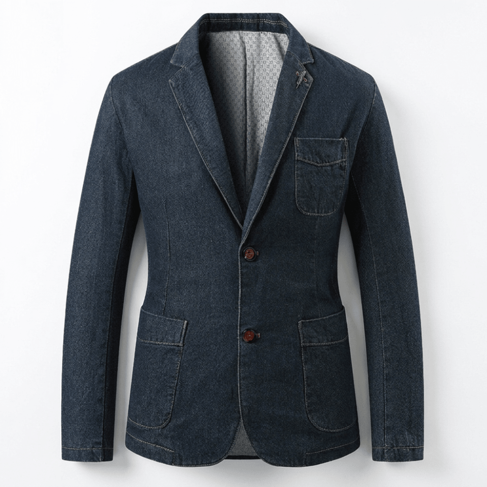 Crestward – Cotton Denim Blazer - Hilltop Nord