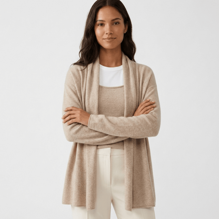 Hearthfall – Cashmere Wool Cardigan - Hilltop Nord