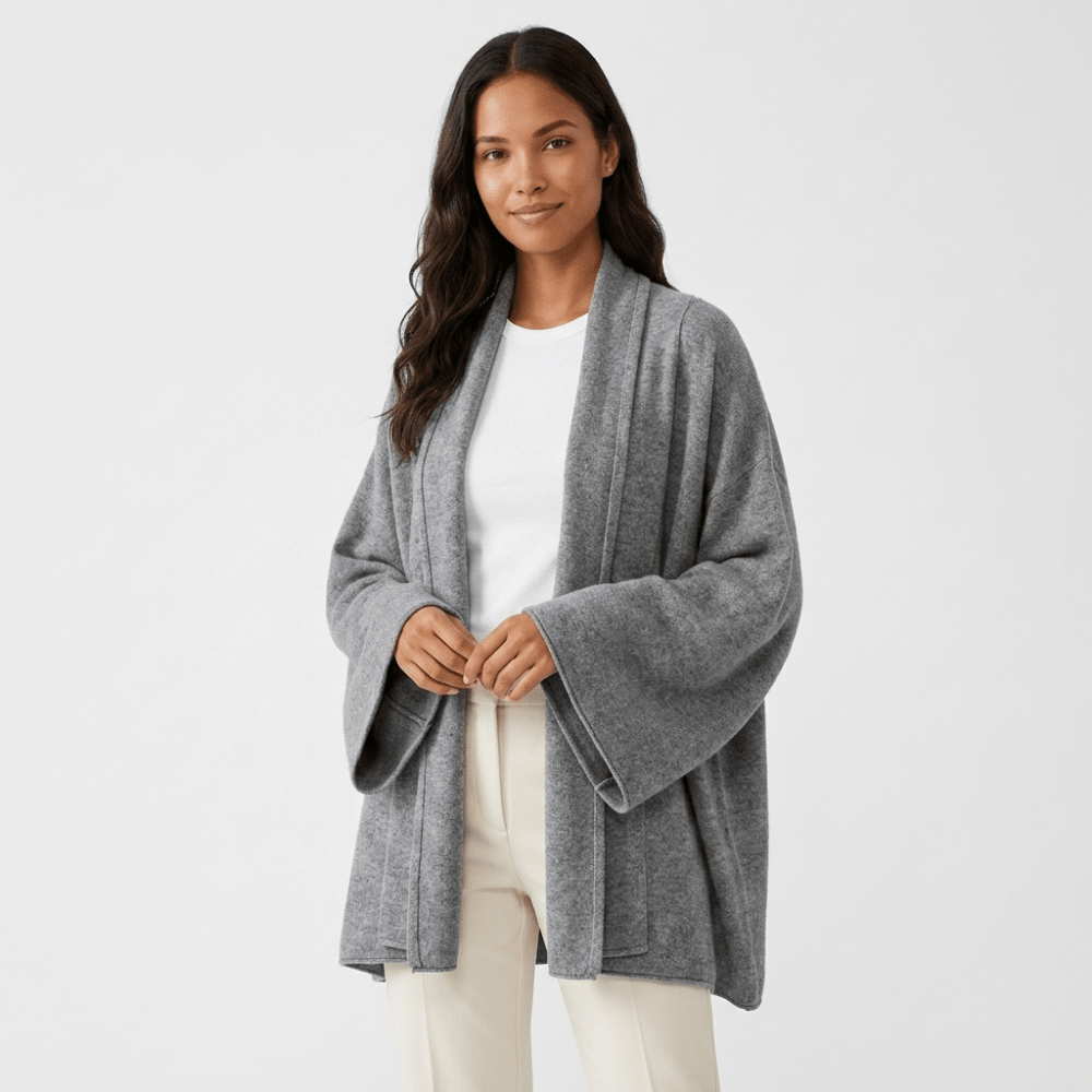 Hearthfall – Cashmere Wool Cardigan - Hilltop Nord