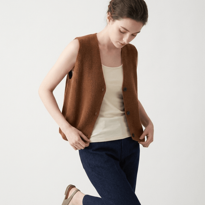Windfell – Cashmere Wool Vest - Hilltop Nord
