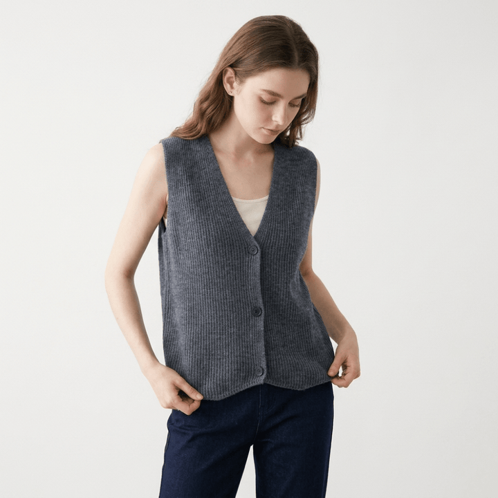 Windfell – Cashmere Wool Vest - Hilltop Nord