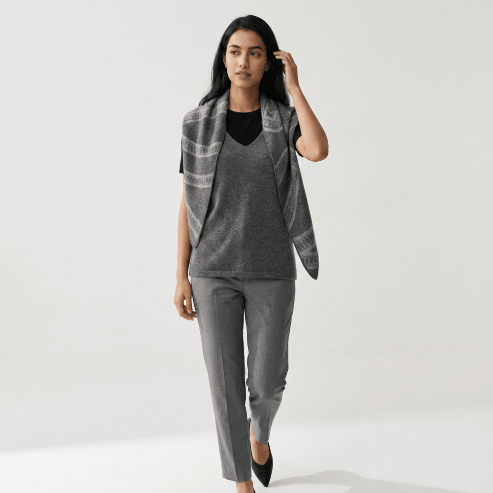 Hearthlink – Cashmere Wool Shawl - Hilltop Nord