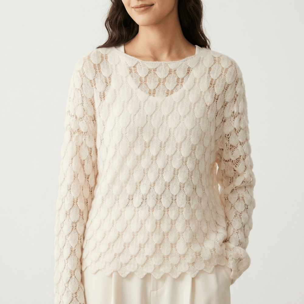 Scaleweave – Cashmere Wool Sweater - Hilltop Nord