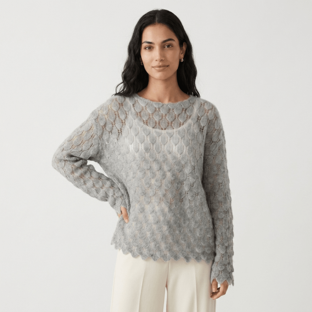 Scaleweave – Cashmere Wool Sweater - Hilltop Nord