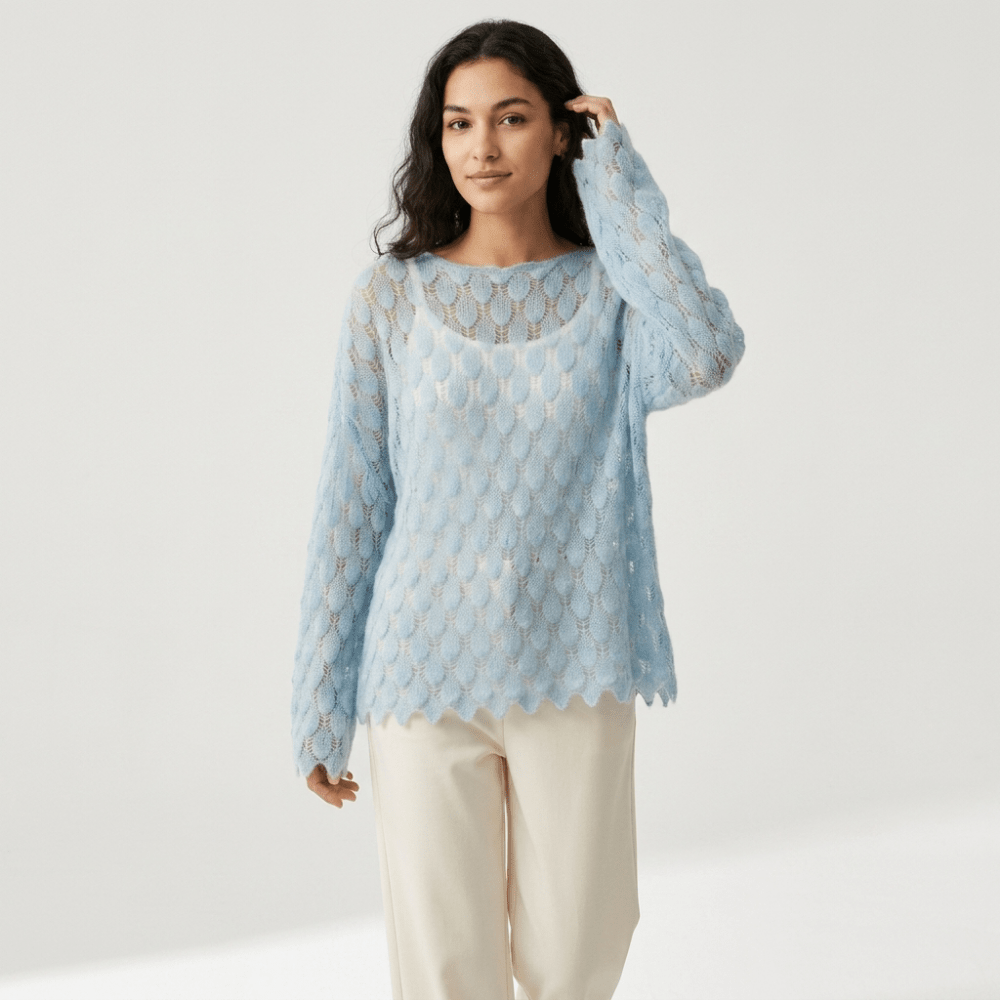 Scaleweave – Cashmere Wool Sweater - Hilltop Nord