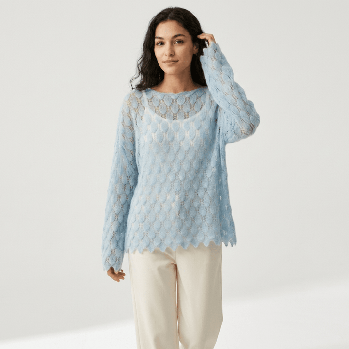Scaleweave – Cashmere Wool Sweater - Hilltop Nord