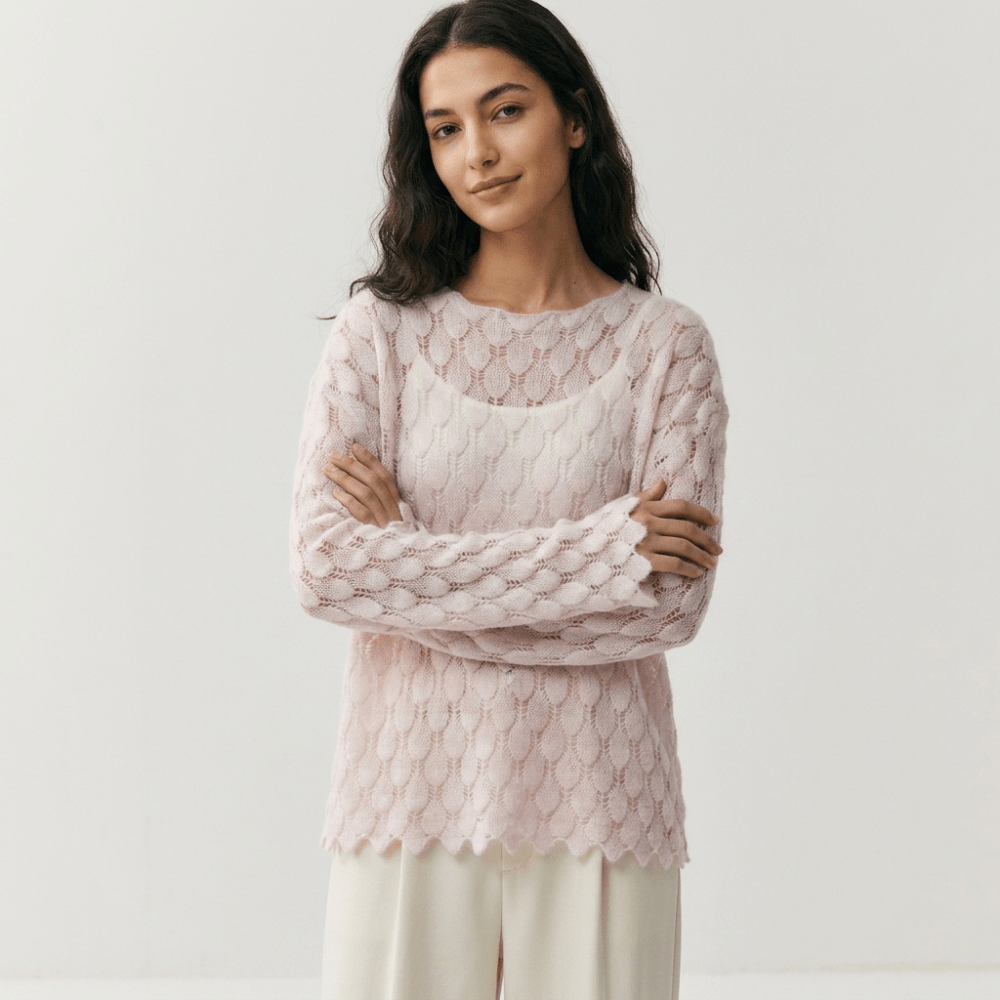 Scaleweave – Cashmere Wool Sweater - Hilltop Nord
