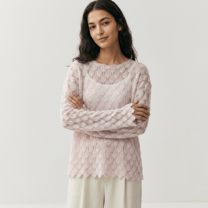 Scaleweave – Cashmere Wool Sweater - Hilltop Nord