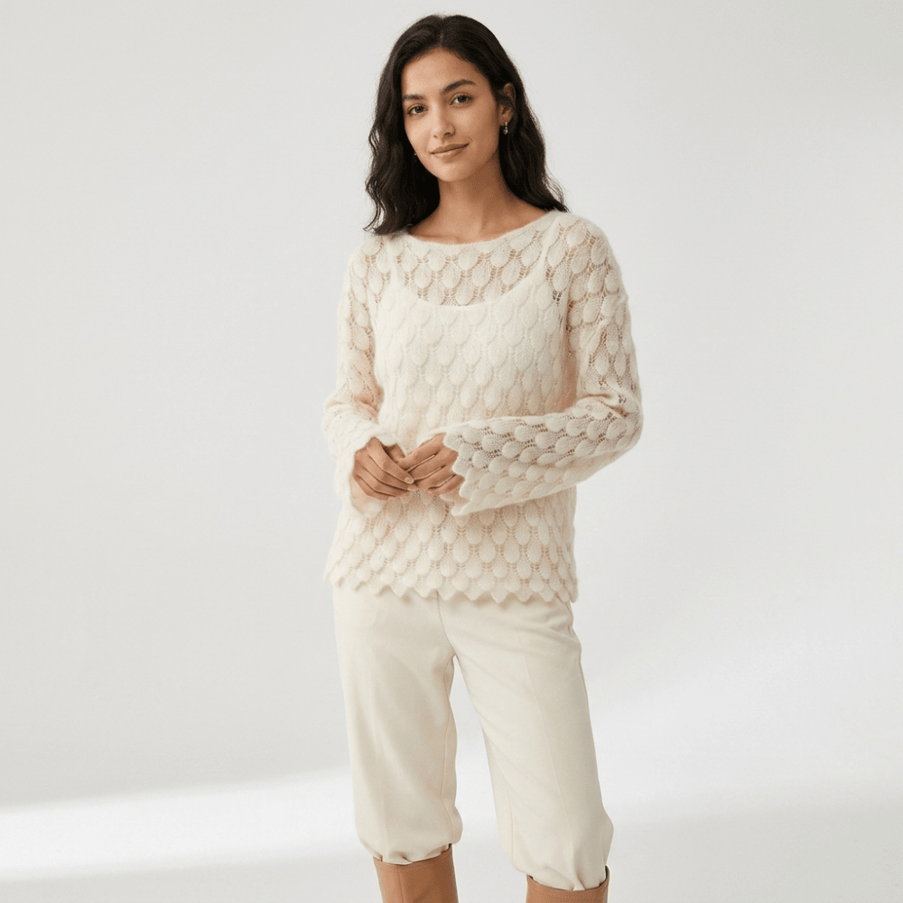 Scaleweave – Cashmere Wool Sweater - Hilltop Nord