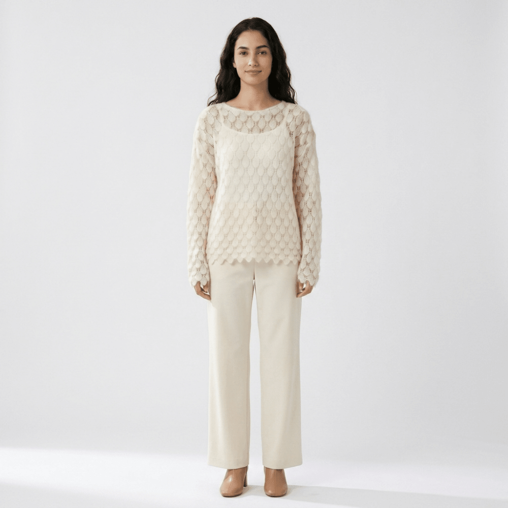 Scaleweave – Cashmere Wool Sweater - Hilltop Nord