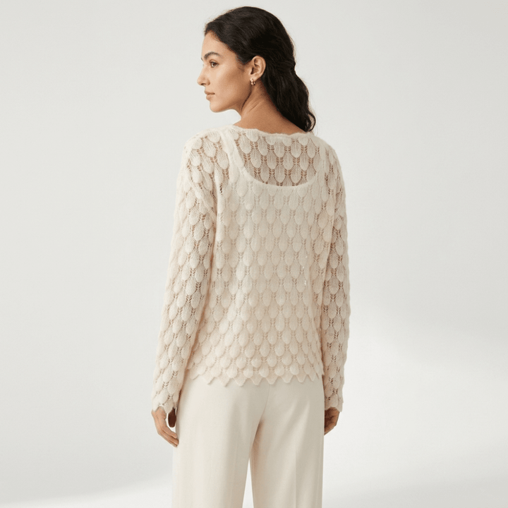 Scaleweave – Cashmere Wool Sweater - Hilltop Nord