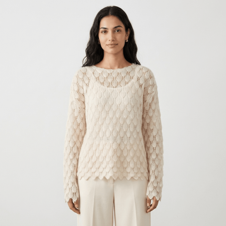 Scaleweave – Cashmere Wool Sweater - Hilltop Nord
