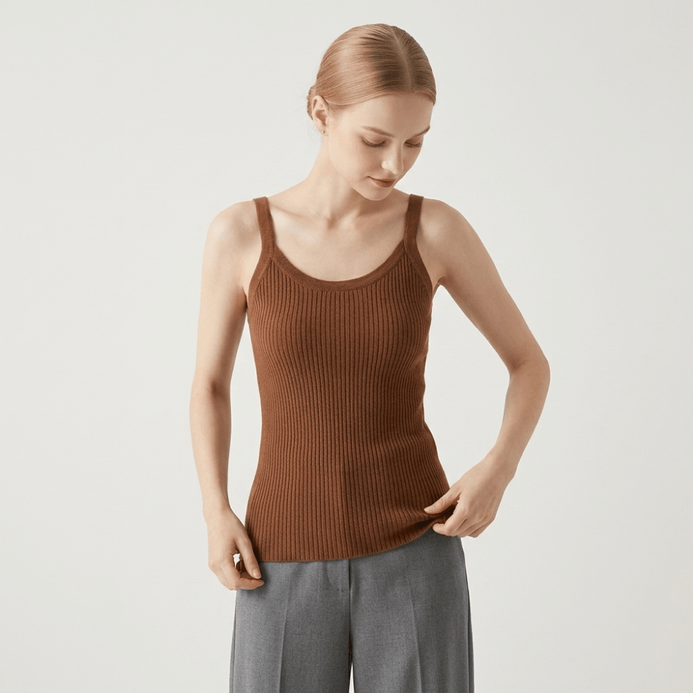 Threadhaven – Cashmere Wool Camisole - Hilltop Nord