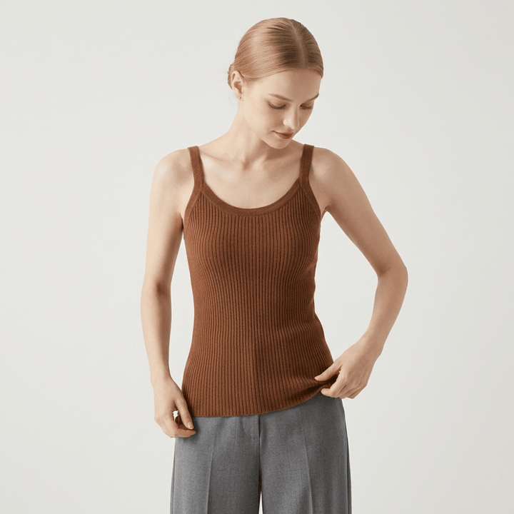 Threadhaven – Cashmere Wool Camisole - Hilltop Nord
