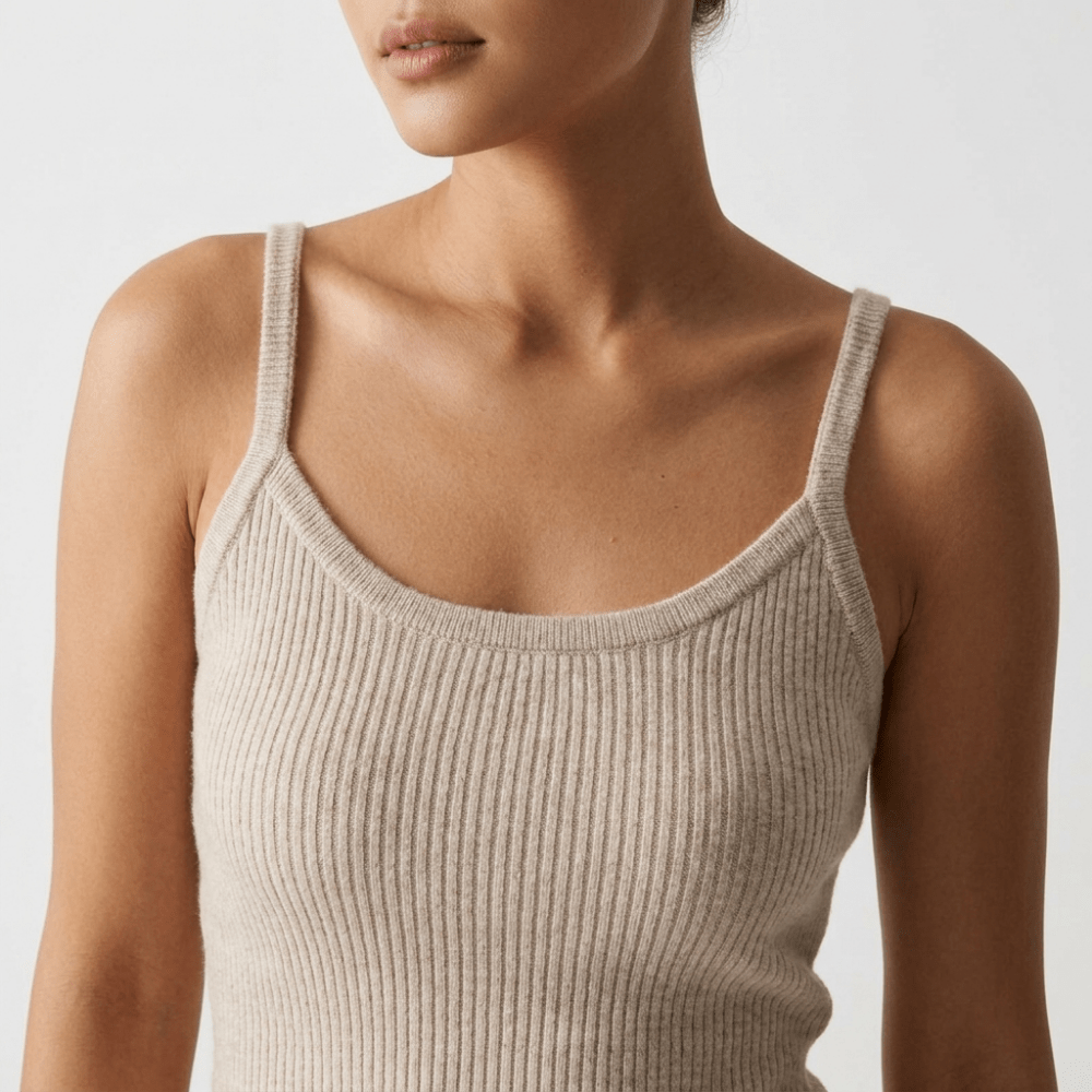 Valeweave – Cashmere Wool Tank Top - Hilltop Nord
